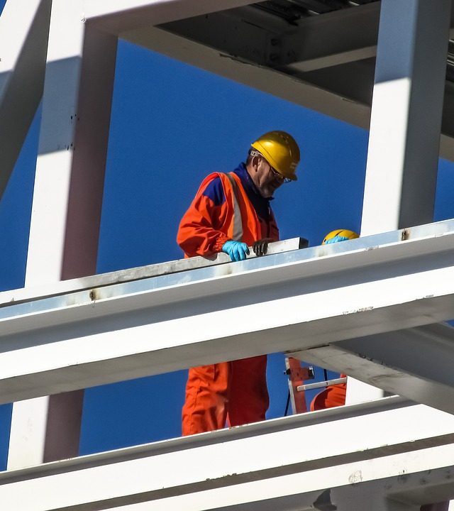 worker, construction site, helmet